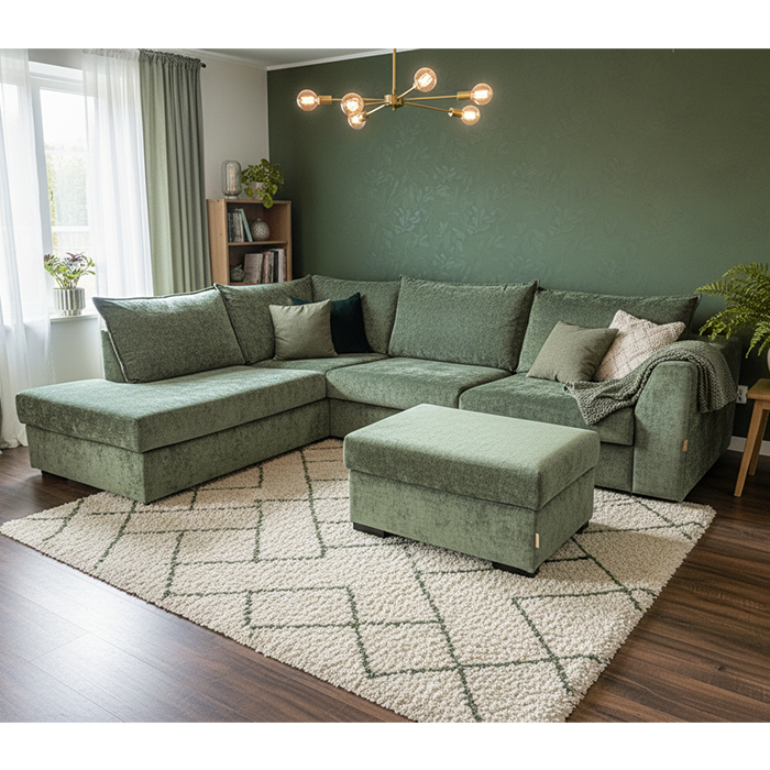 Tyderö open end soffa med fotpall (detta exemplar)