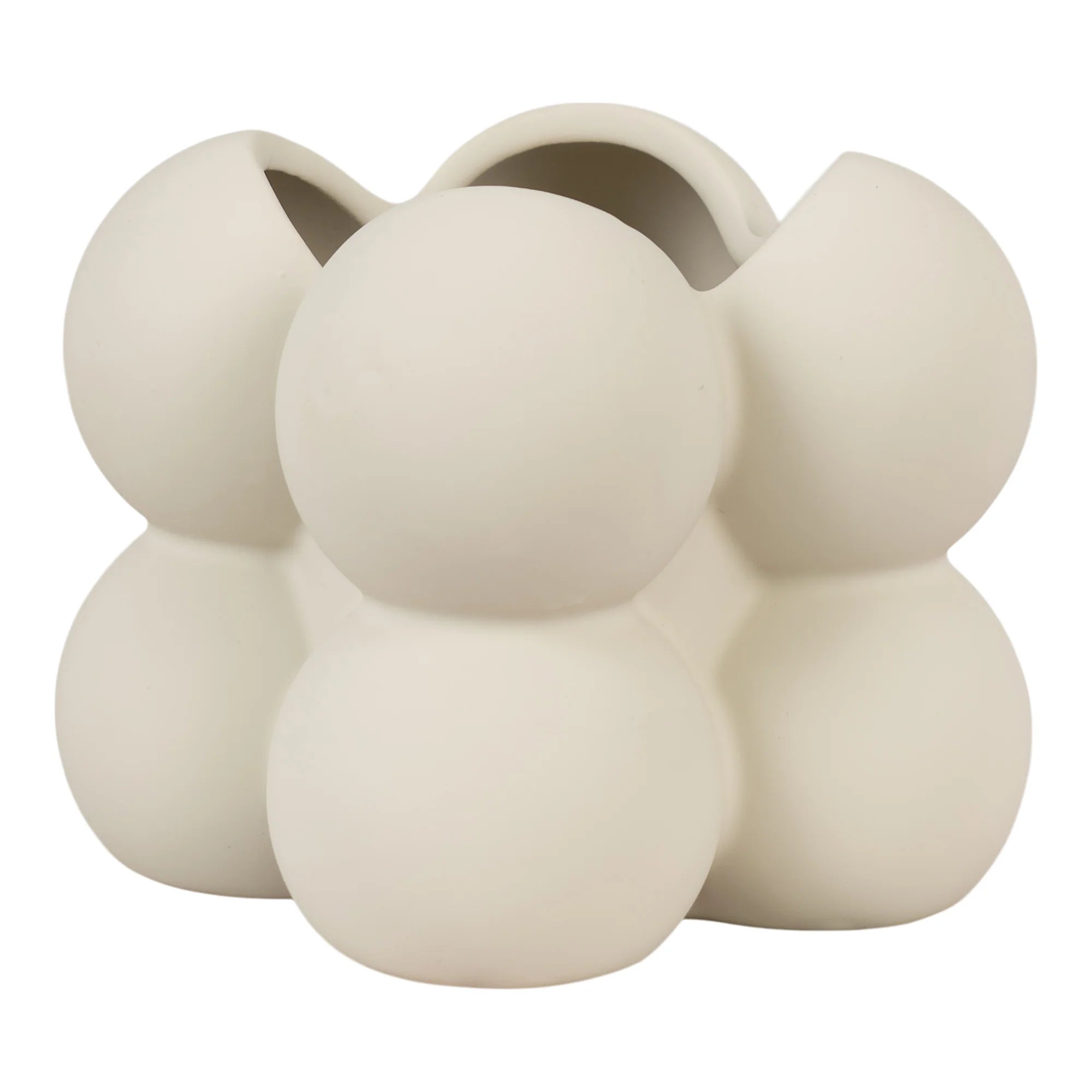 Kruka i grå keramik