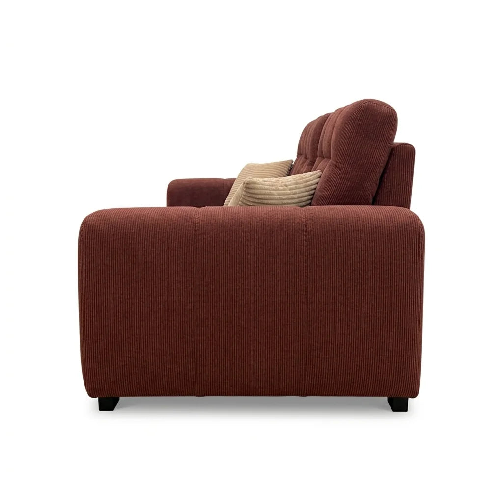 Beach recliner – frilagd sidovy