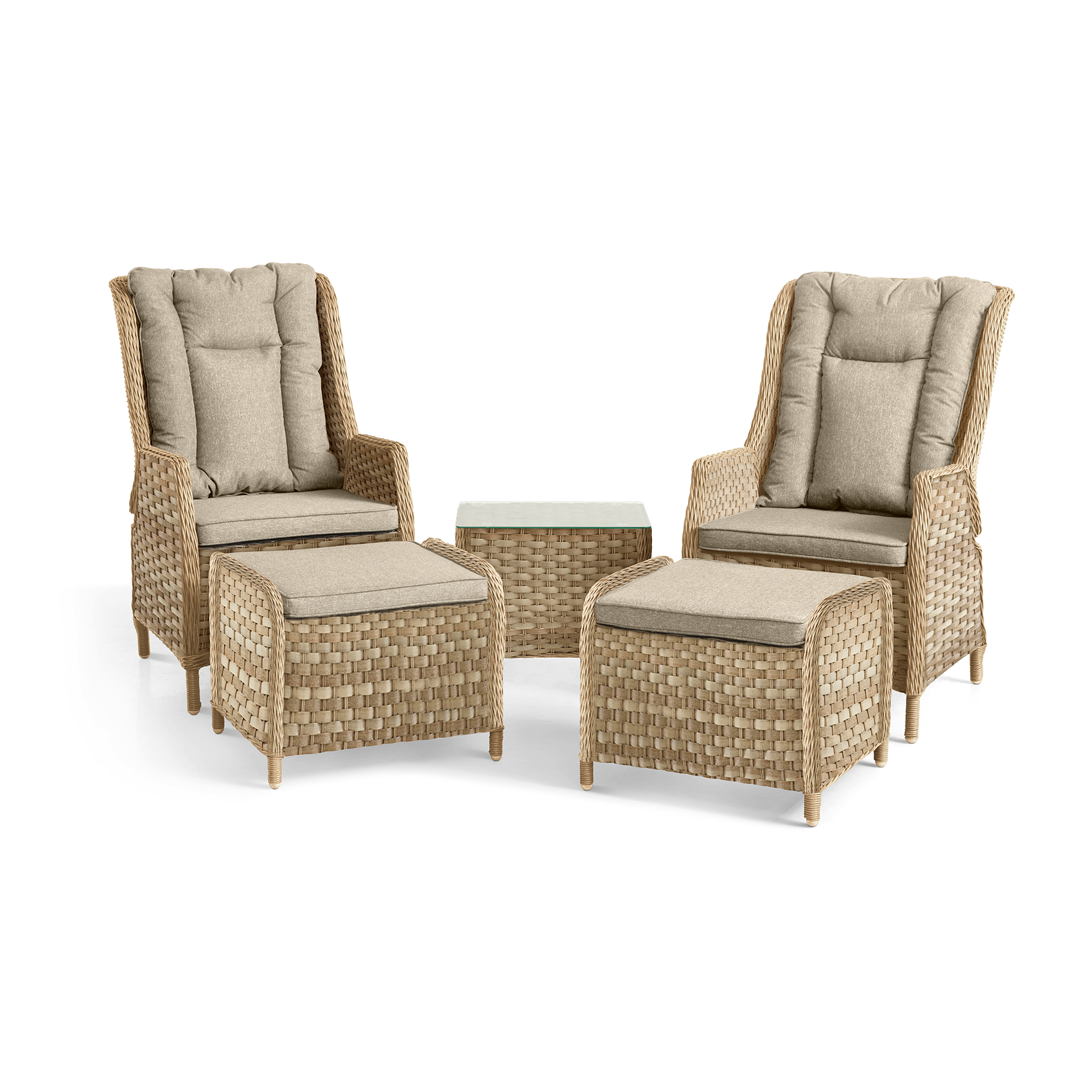 Mykonos Utomhusgrupp Recliner — Softa Home