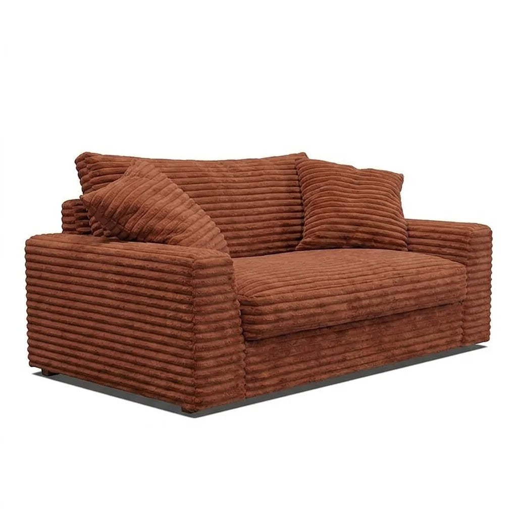 Selånger Fåtölj rostfärgad – frilagd snett från sidan