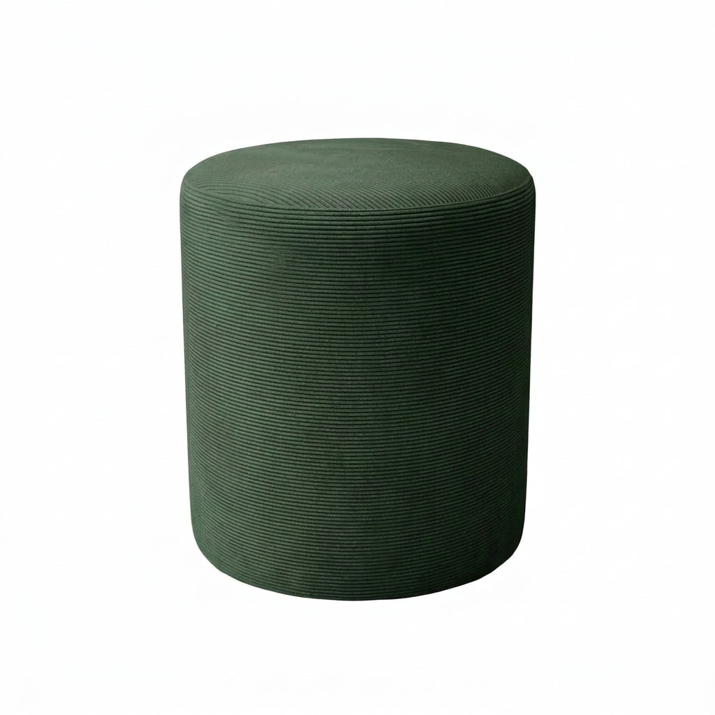 Mörkgrön sittpuff
