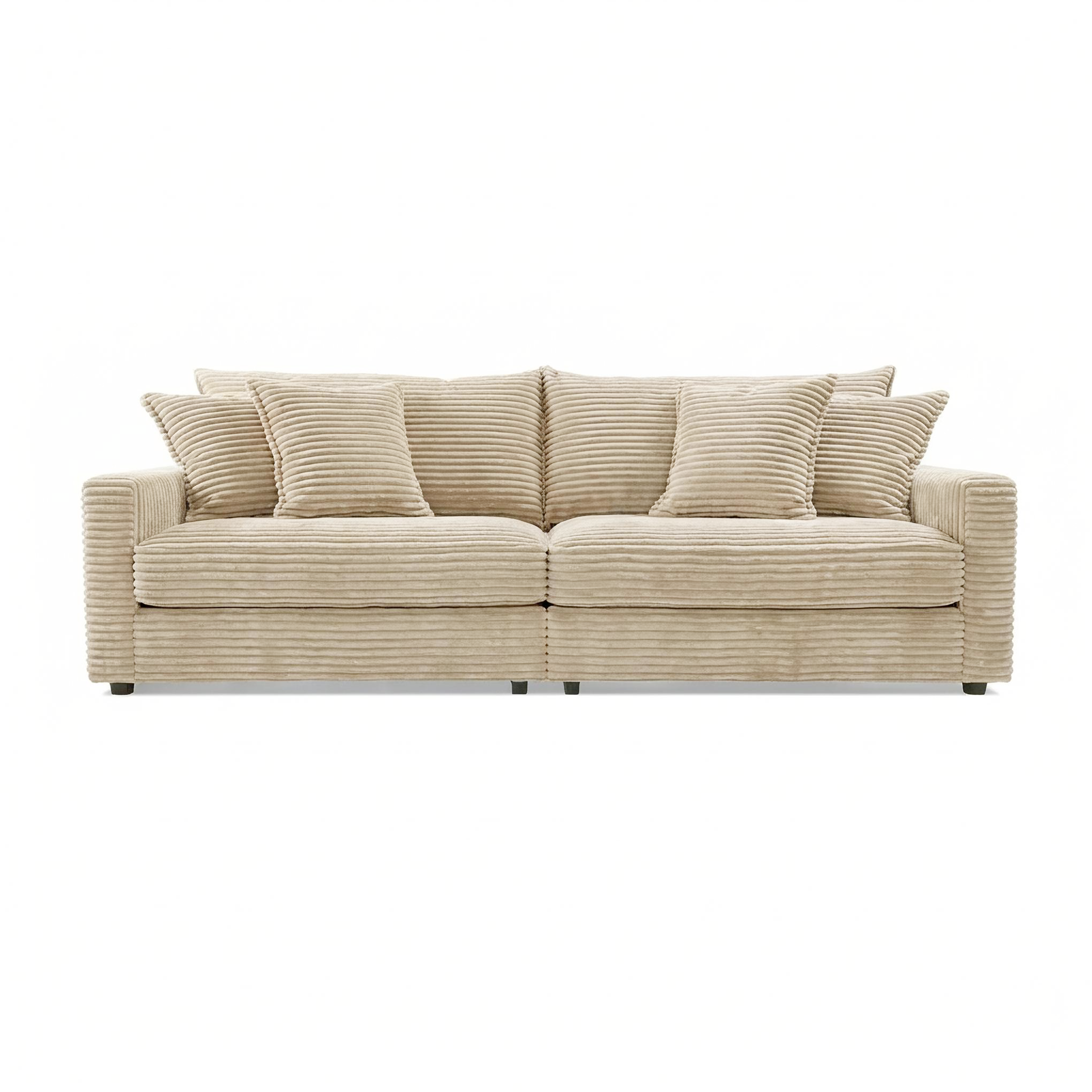 Björnrike beige bredrandig manchester — Softa Home