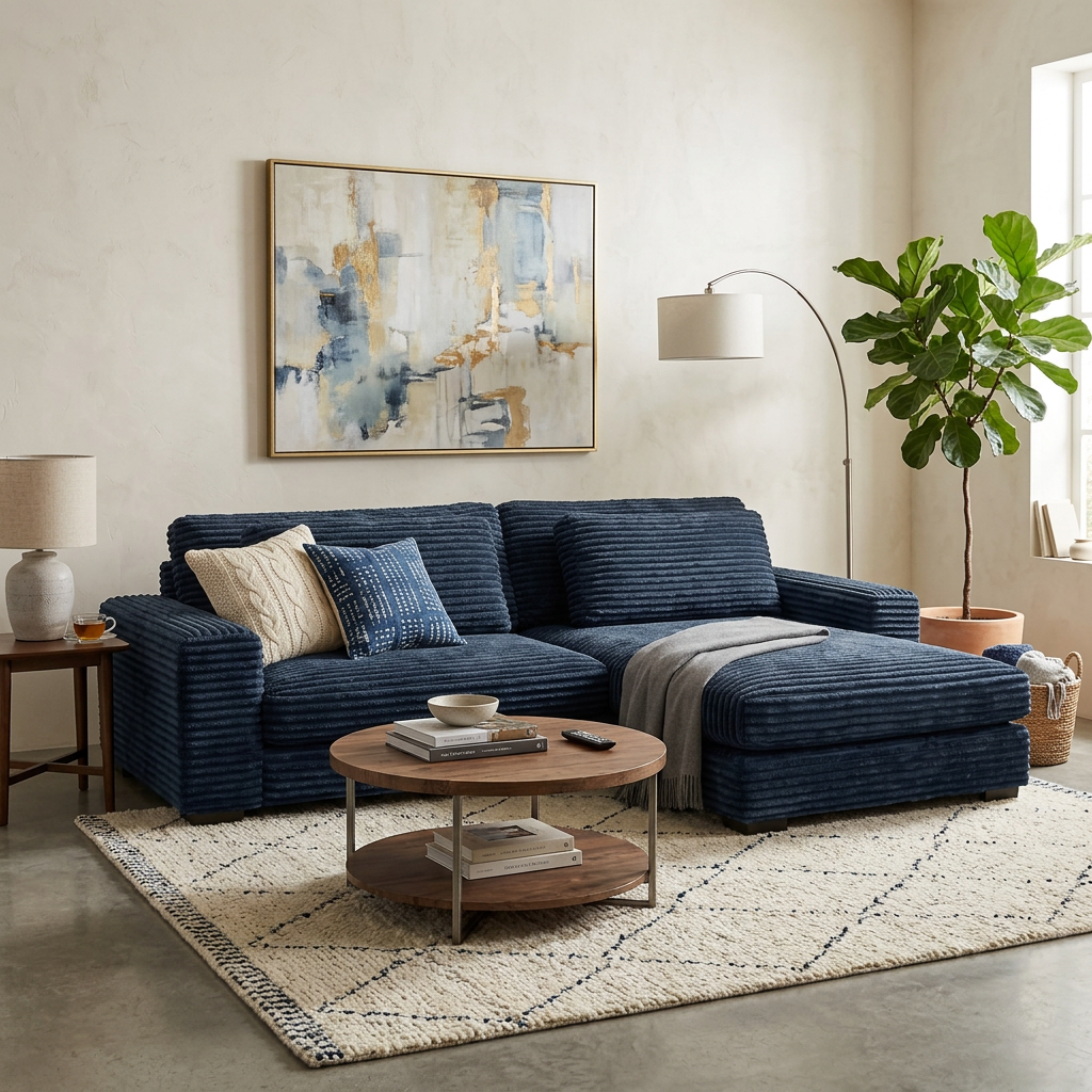 Duved divan bredrandig manchester – sidovy