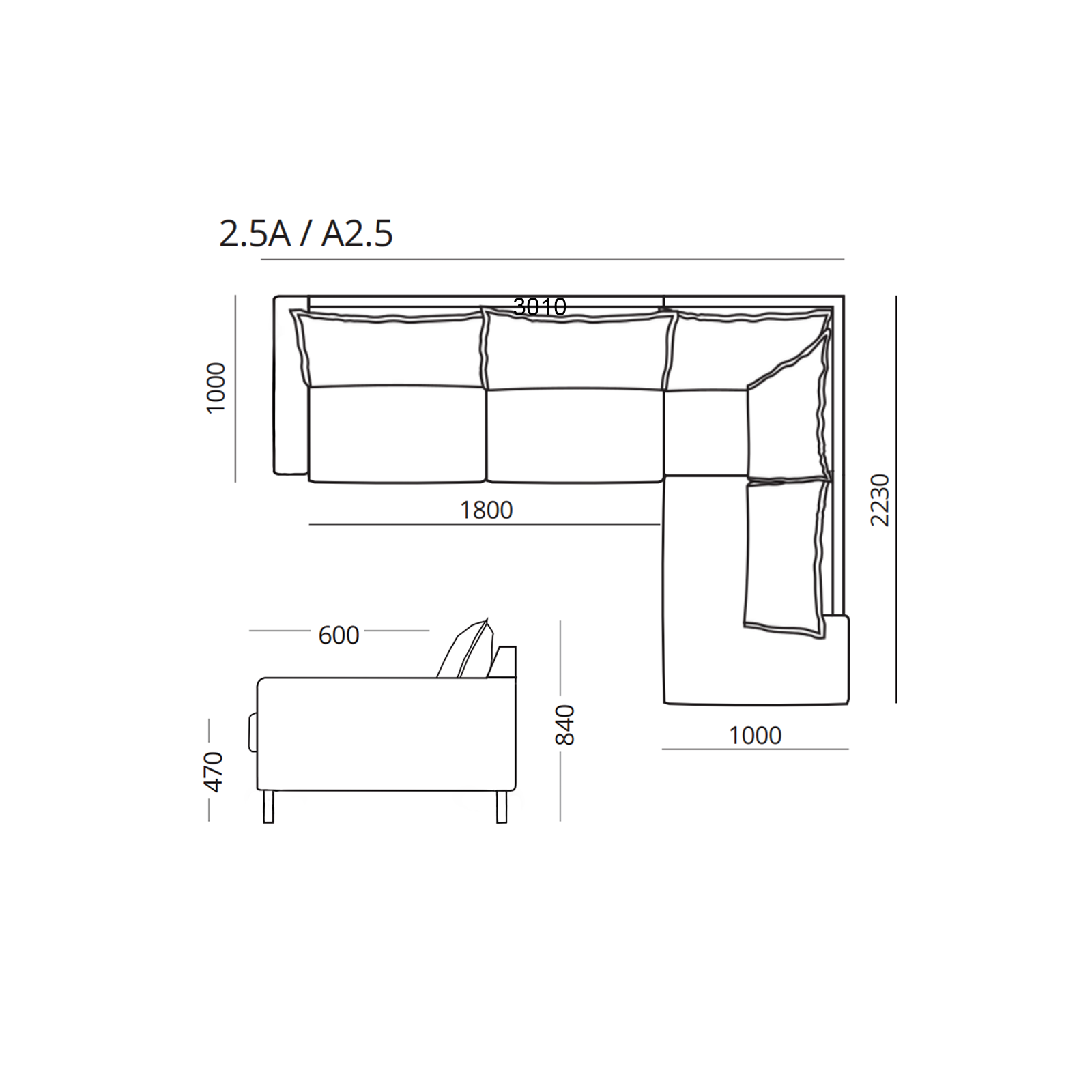 Åkersjön hörnsoffa