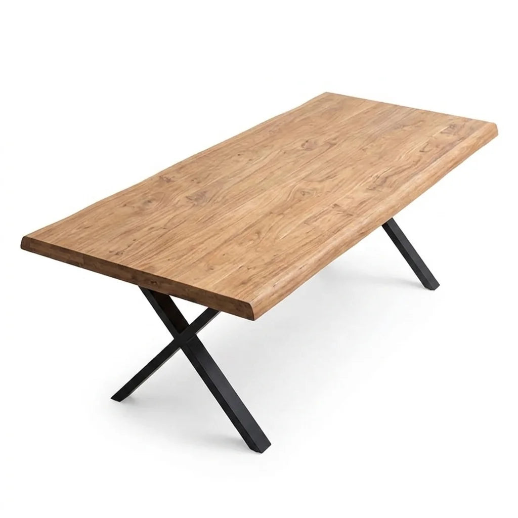 Atlantic Matbord 100x260 cm – frilagd snett från sidan