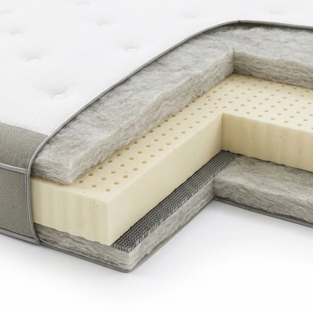 Bäddmadrass Talalay Latex 8 cm