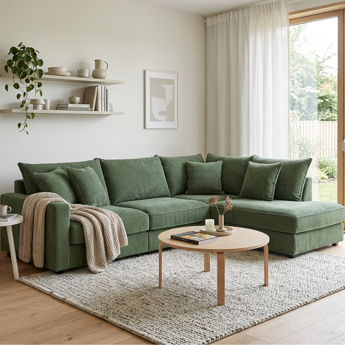 Björnrike hörnsoffa 2,5A – detaljbild