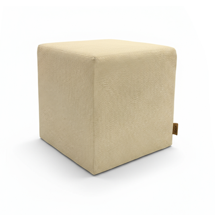 Beige sittpuff / fotpall